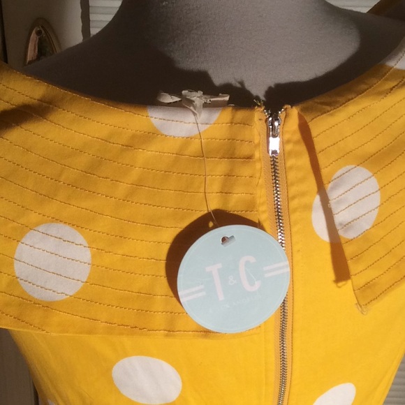 Tea & Cup polka dot dress - Picture 3 of 6